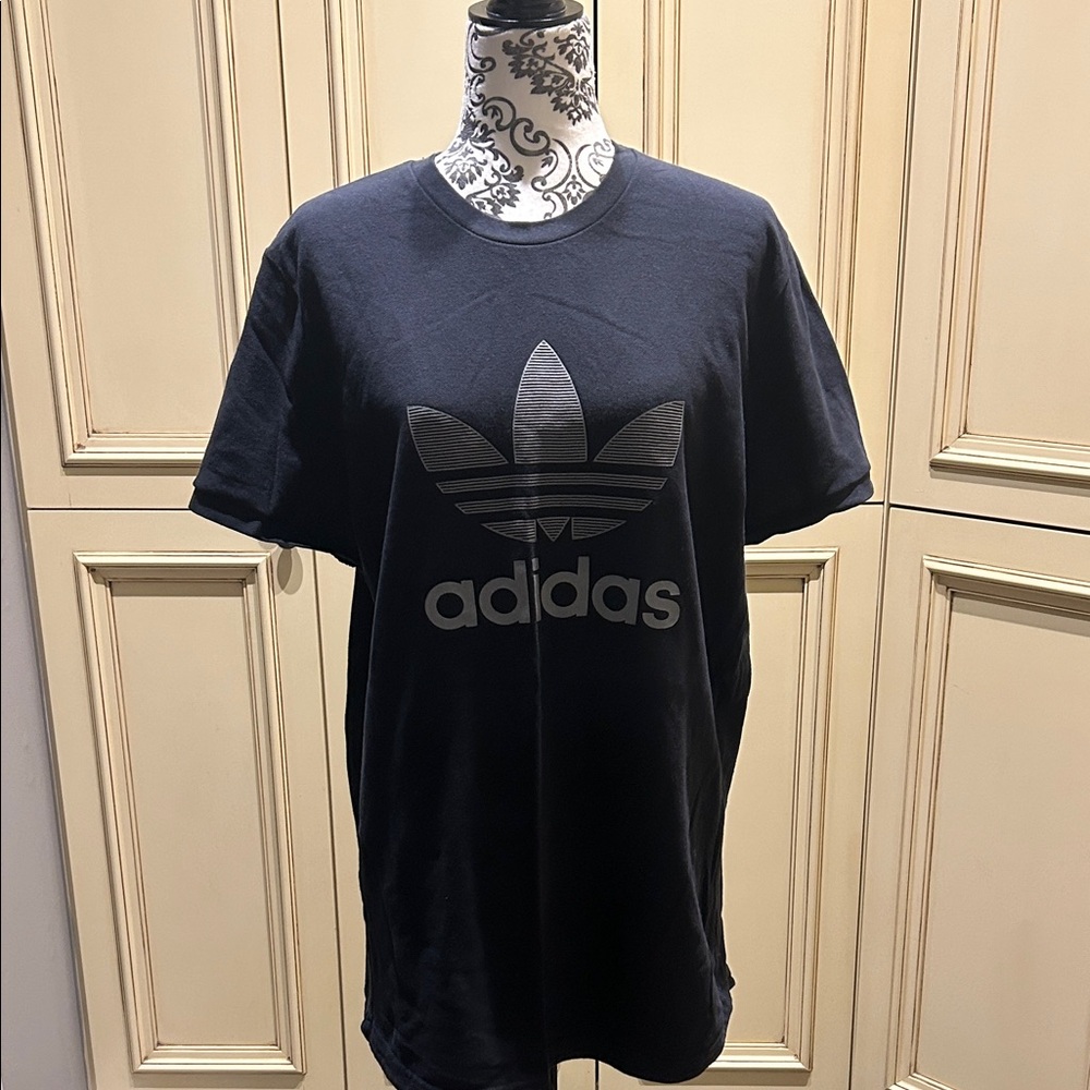Adidas Men's Dark Tee with Logo